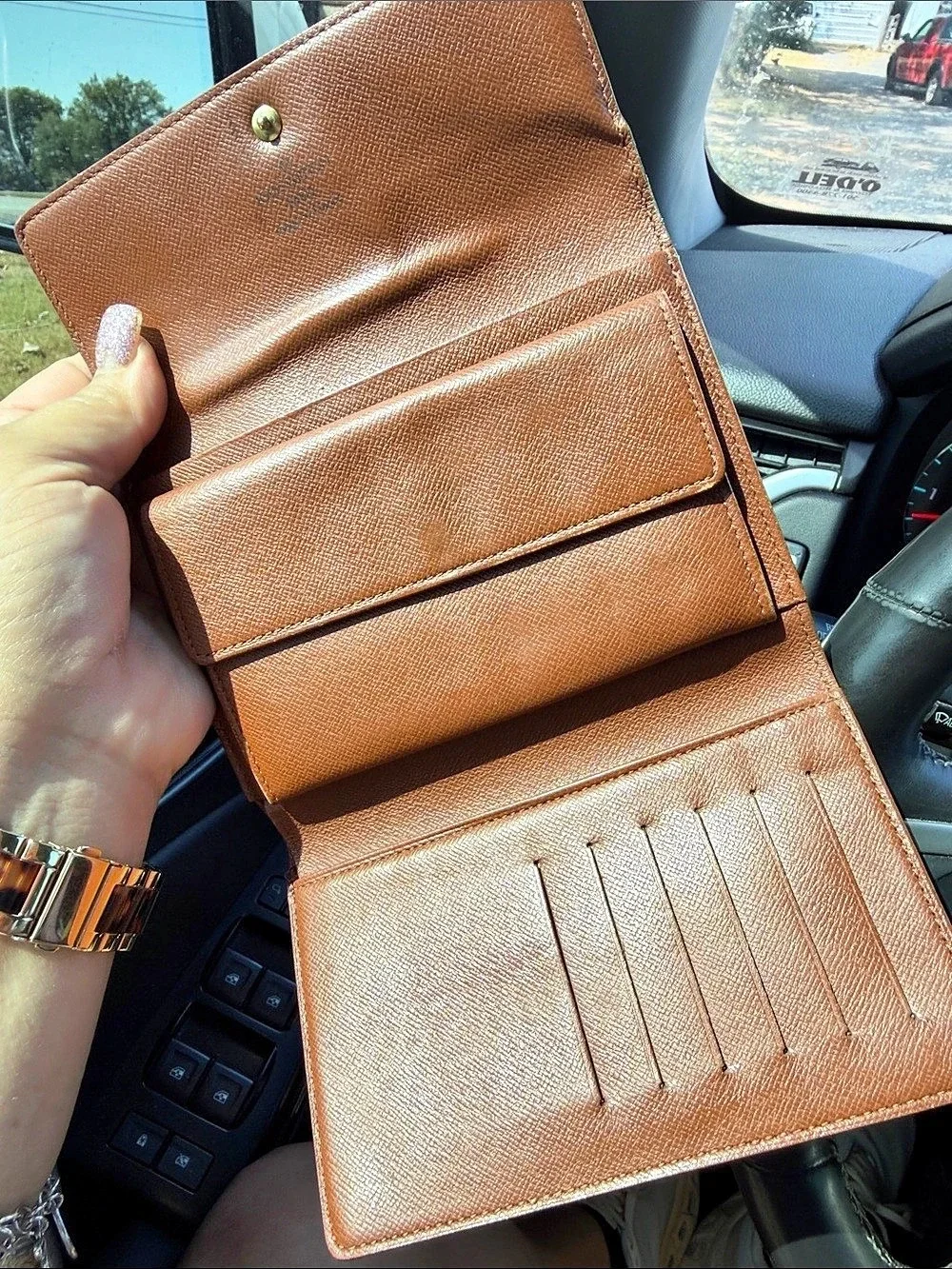 Louis Vuitton Monogram Continental Wallet in Brown